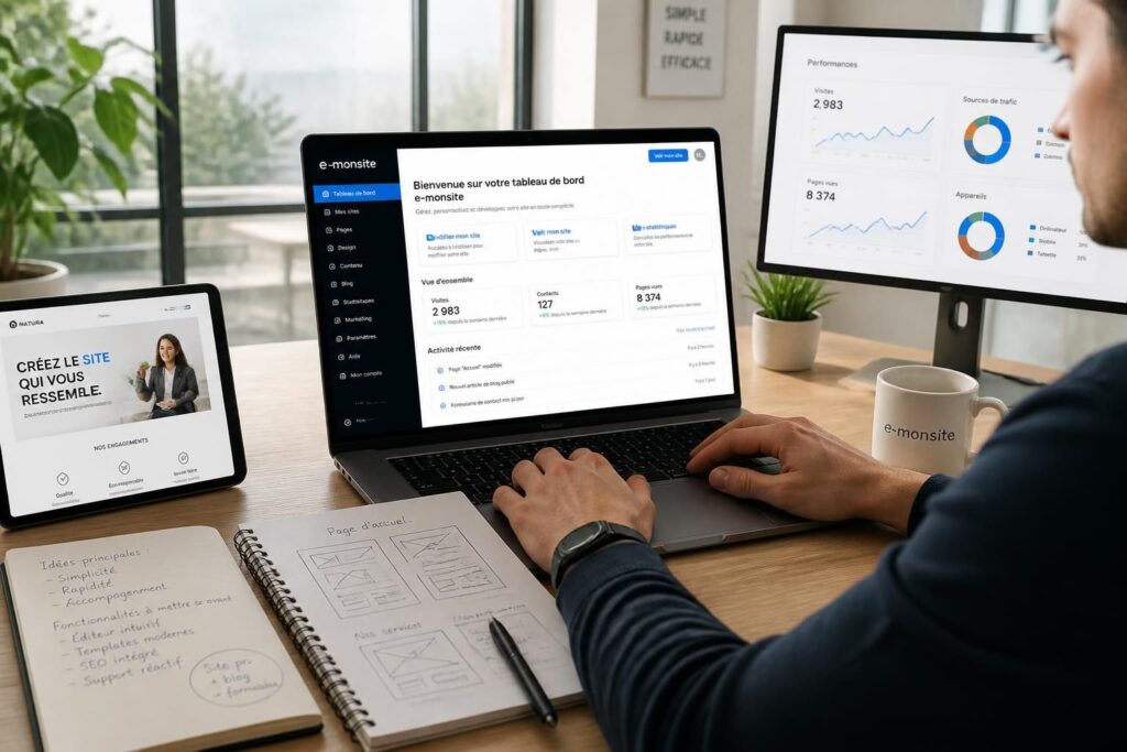 découvrez notre avis complet sur e monsite et notre retour d’expérience détaillé sur ce service de création de sites web facile à utiliser, idéal pour les débutants comme les professionnels.