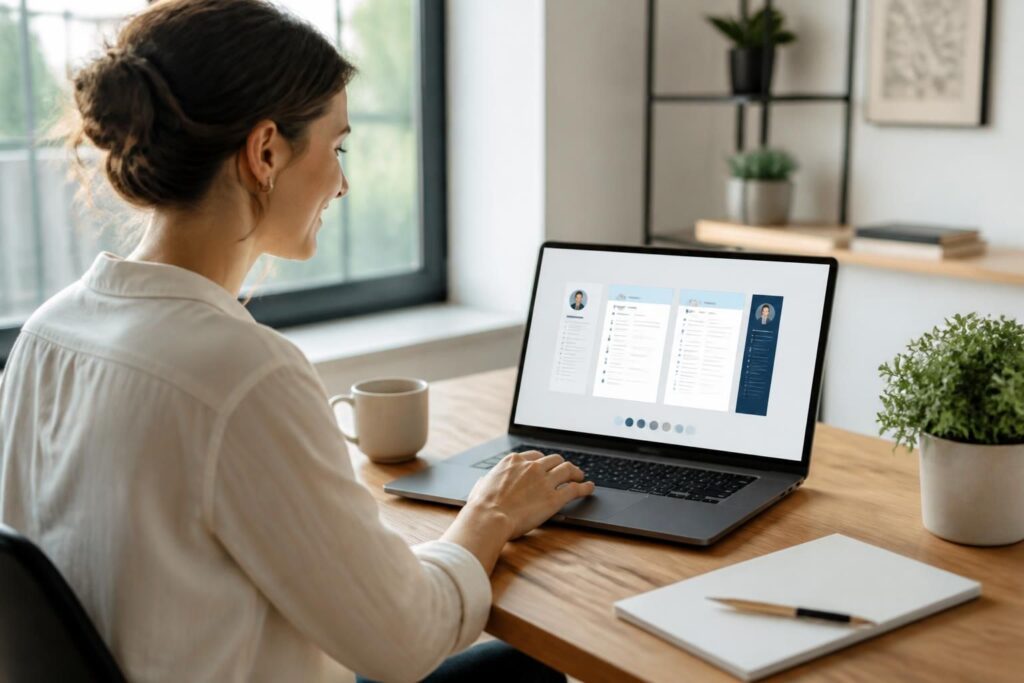 créez votre cv gratuitement et facilement, sans inscription ni téléchargement, en quelques minutes seulement.