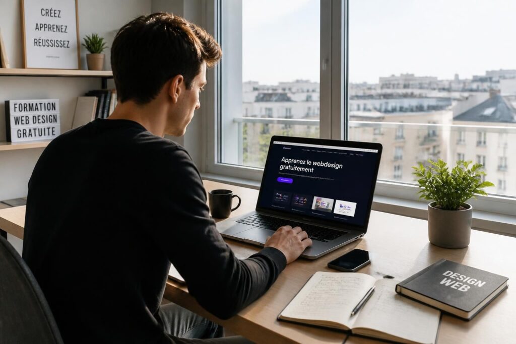 découvrez notre formation gratuite de webdesigner à distance pour acquérir rapidement les compétences essentielles et démarrer votre carrière dans le design web.