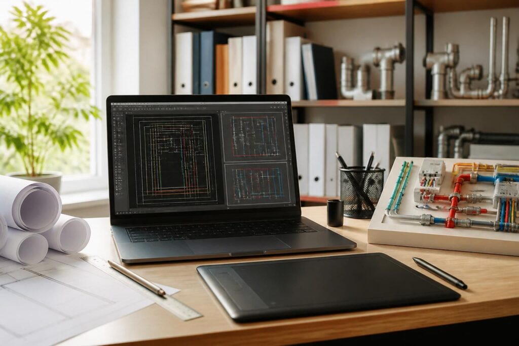 découvrez un logiciel gratuit pour créer facilement vos schémas électriques et plans de plomberie, idéal pour tous vos projets domestiques et professionnels.